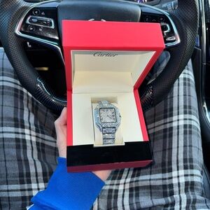 Cartier Moissanite Watch 34 MM